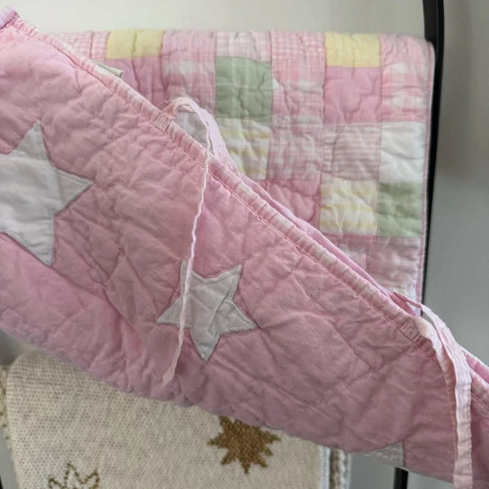 Pottery Barn | Pottery Barn Kids | Pillow sham- Pink/stars Patchwork